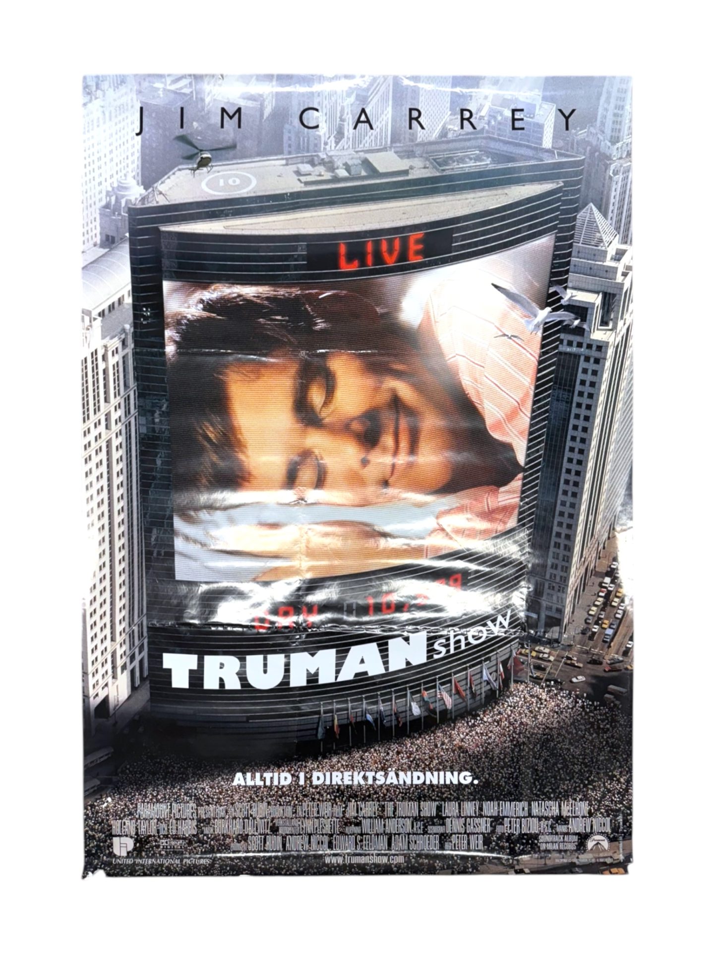 1998 The Truman Show Original Poster