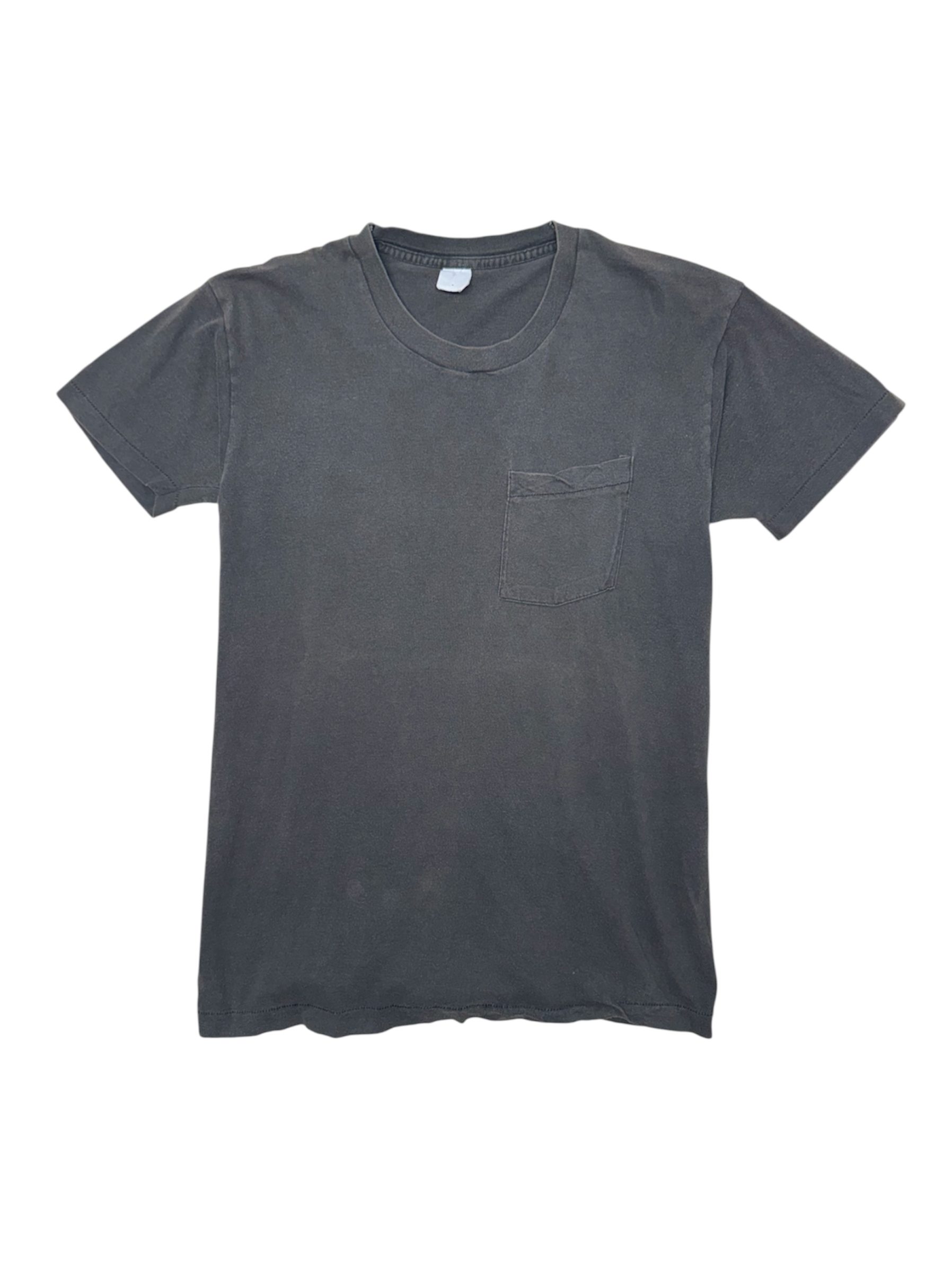 1990'S POCKET BLANK BLACK TEE