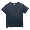 1990'S BLANK POCKET BLACK TEE