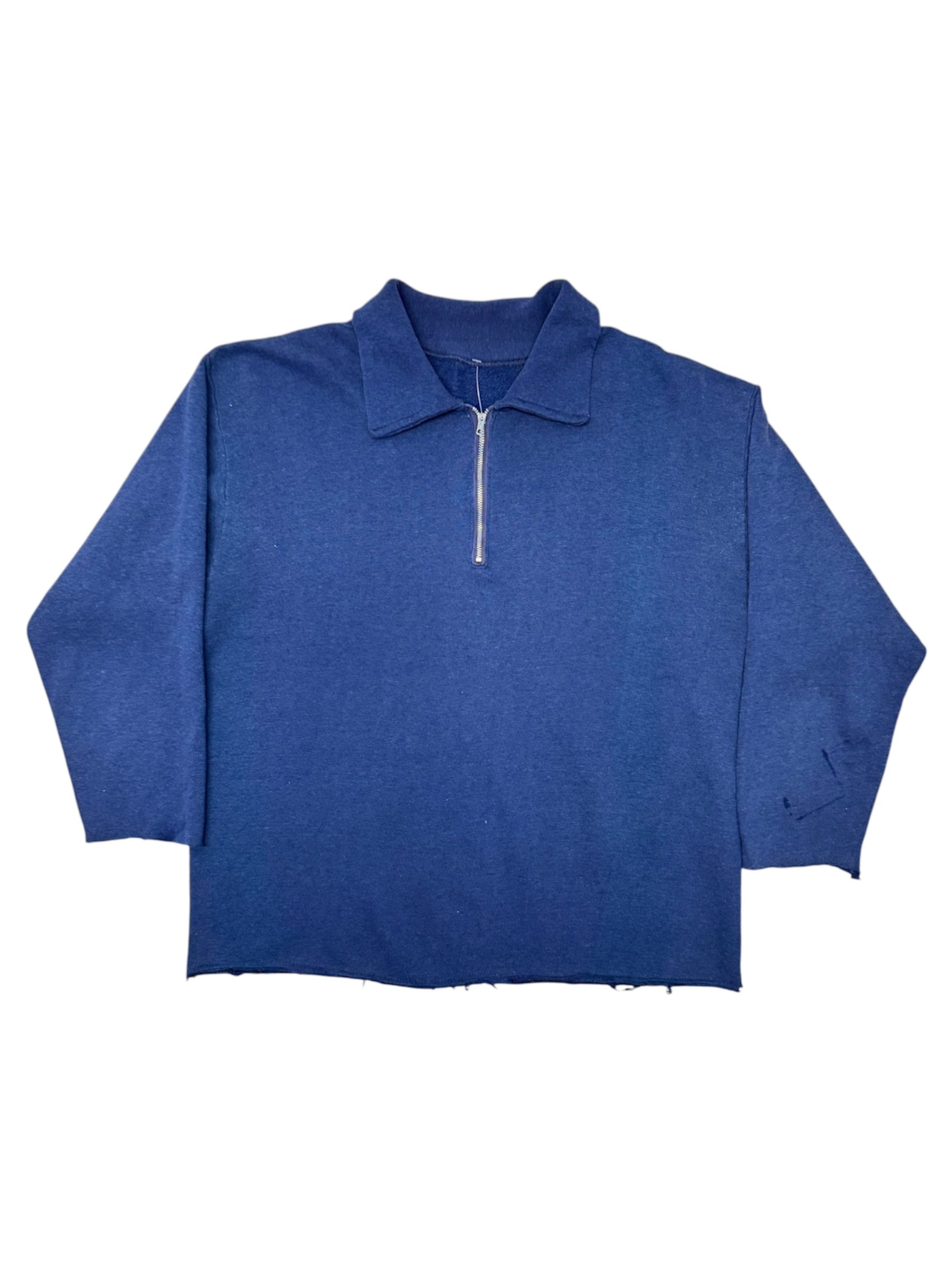 1970‘S HALF-ZIP COLLARED SWEARSHIRT