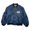 1990'S REMIXED RECORD MA-1 JACKET