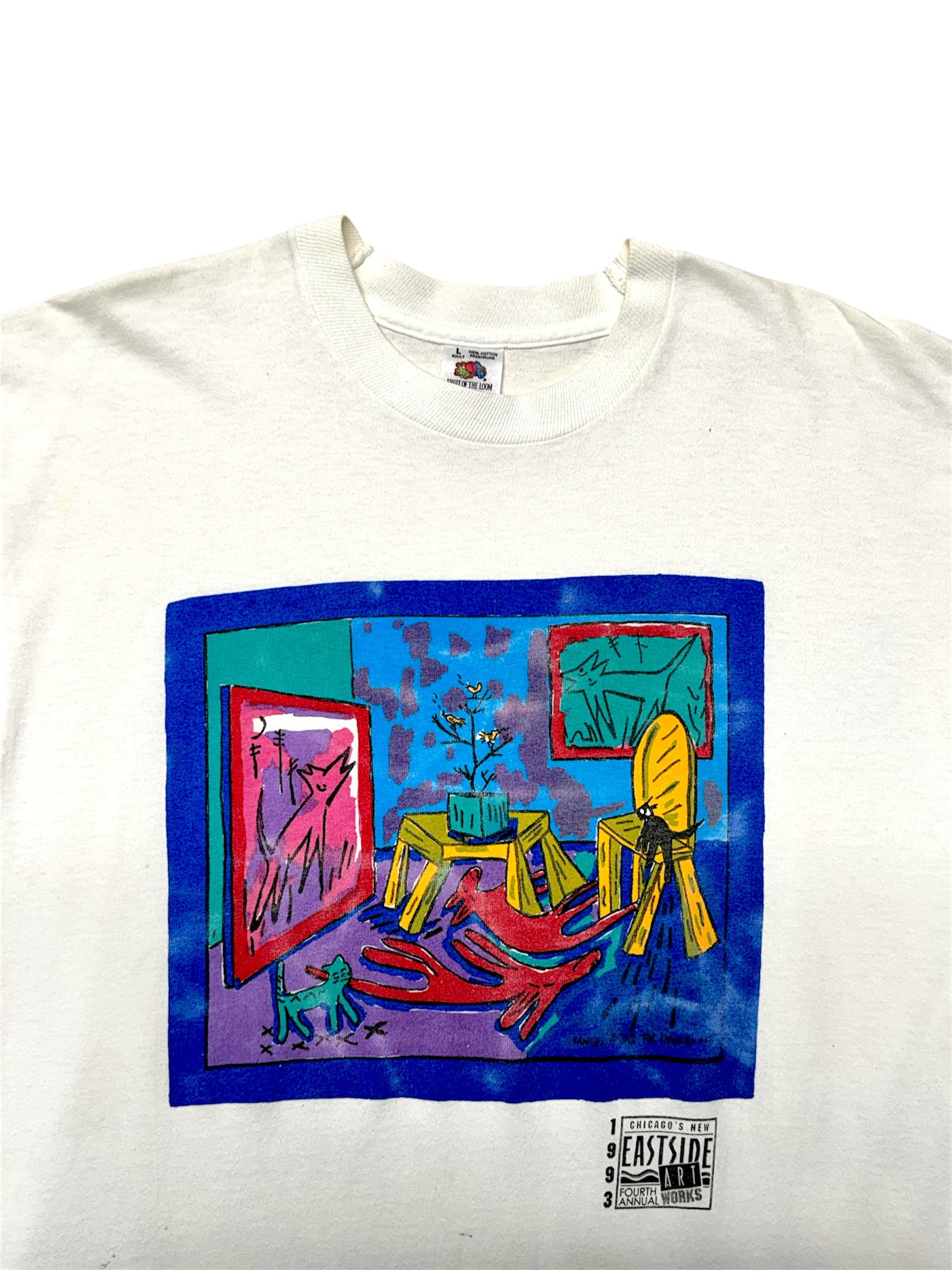 1993 ORIGINAL CHICAGO ART EVENT TEE - Image 2