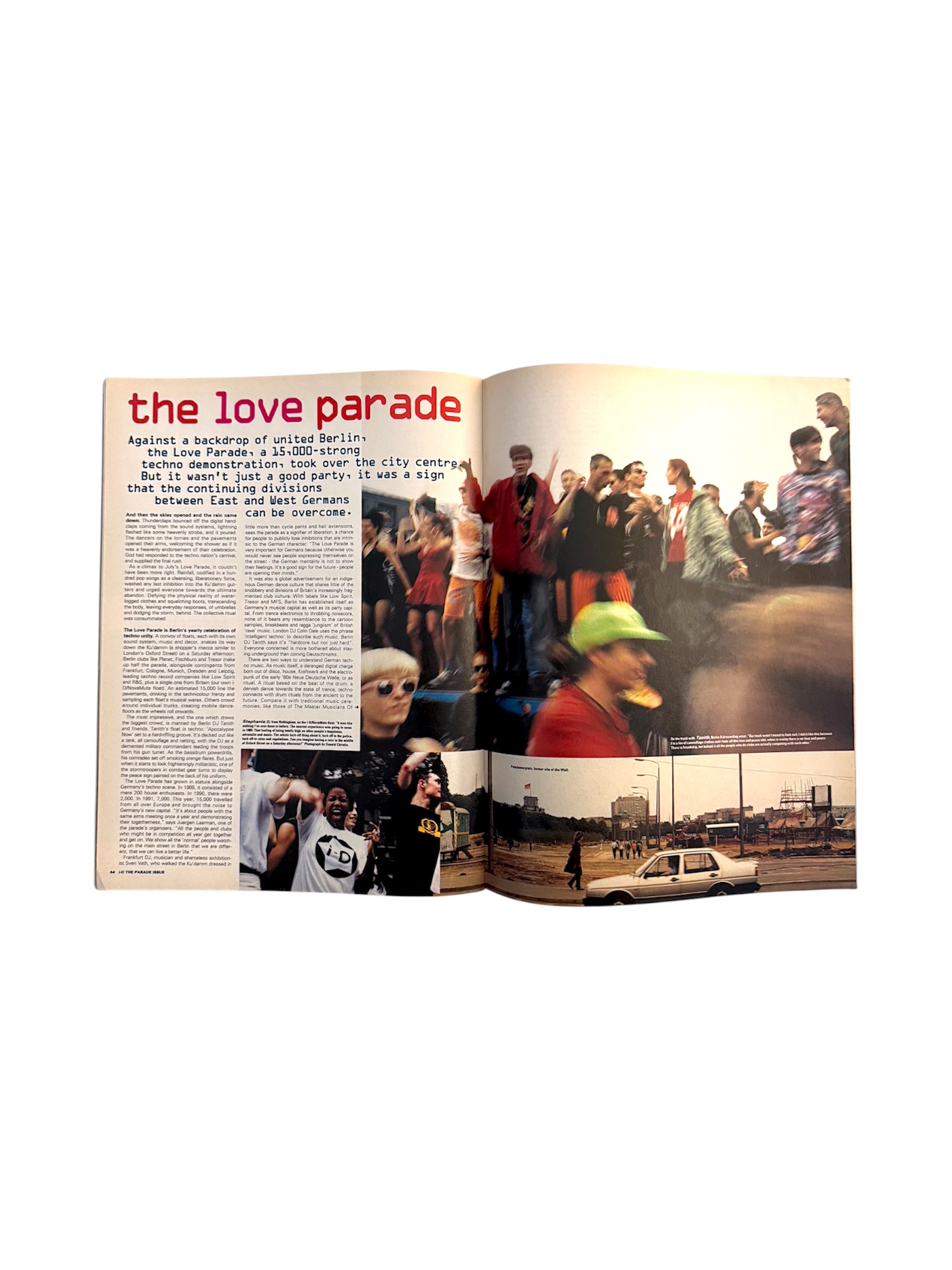i-D MAGAZINE FASHION INNOVATORS & LOVE PARADE 1992 - Image 2