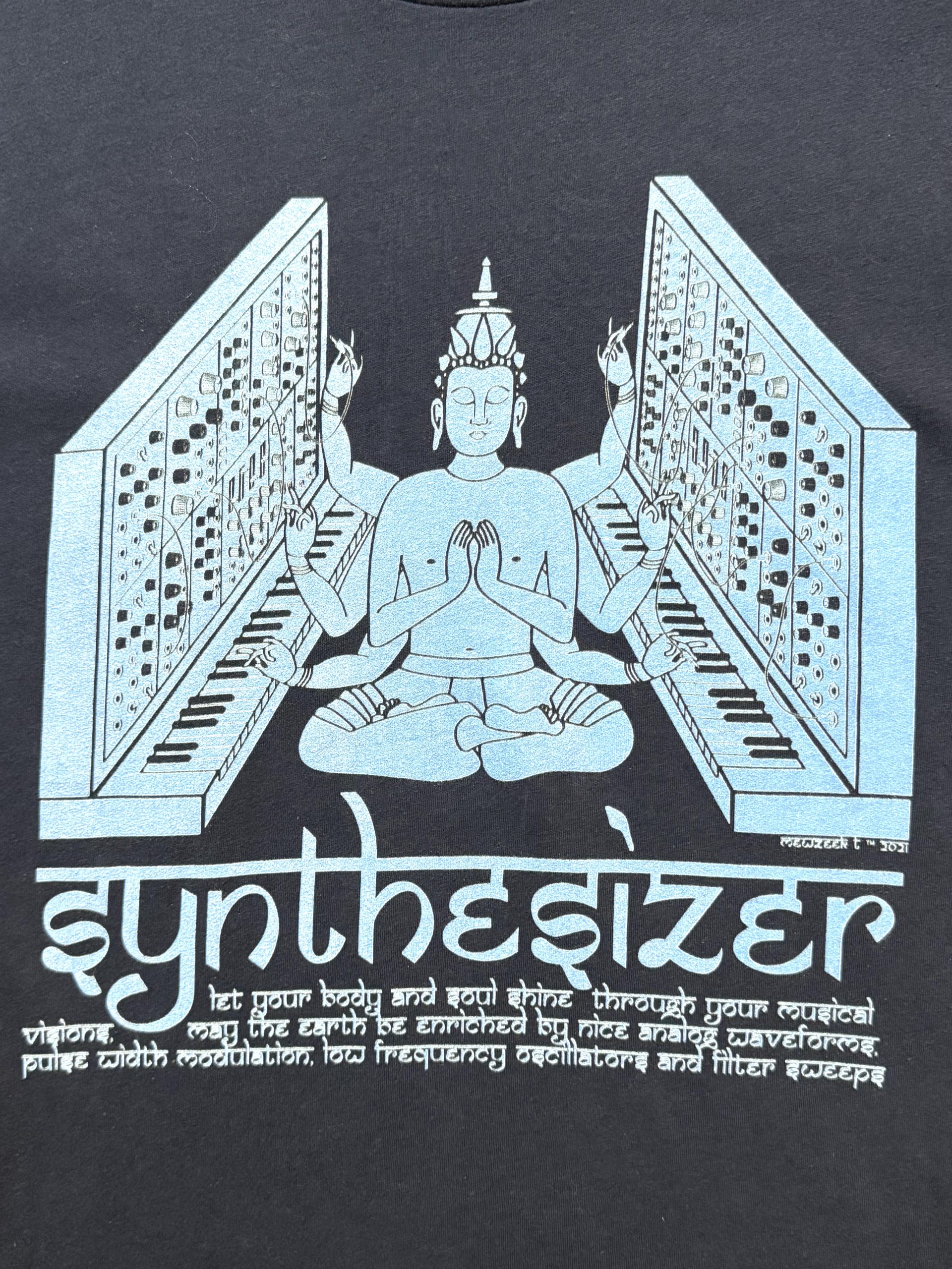 2021 SYNTHESIZER BUDDHA GRAPHIC TEE - Image 3